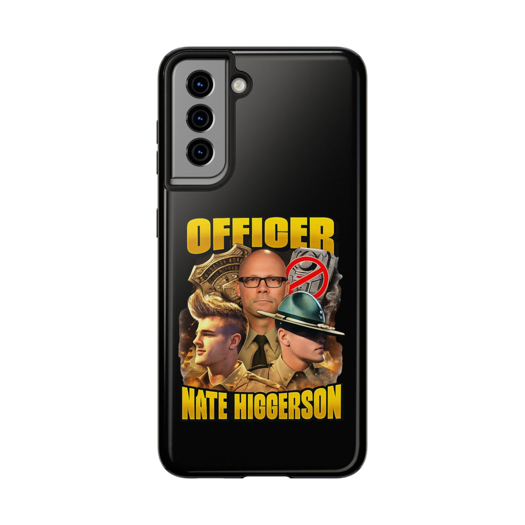 Officer Nate Higgerson Tough Phone Case — Personalized Memorial/Tribute Police Phone Cover