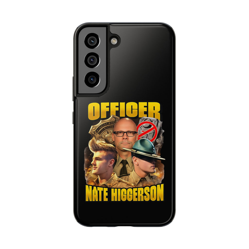 Officer Nate Higgerson Tough Phone Case — Personalized Memorial/Tribute Police Phone Cover