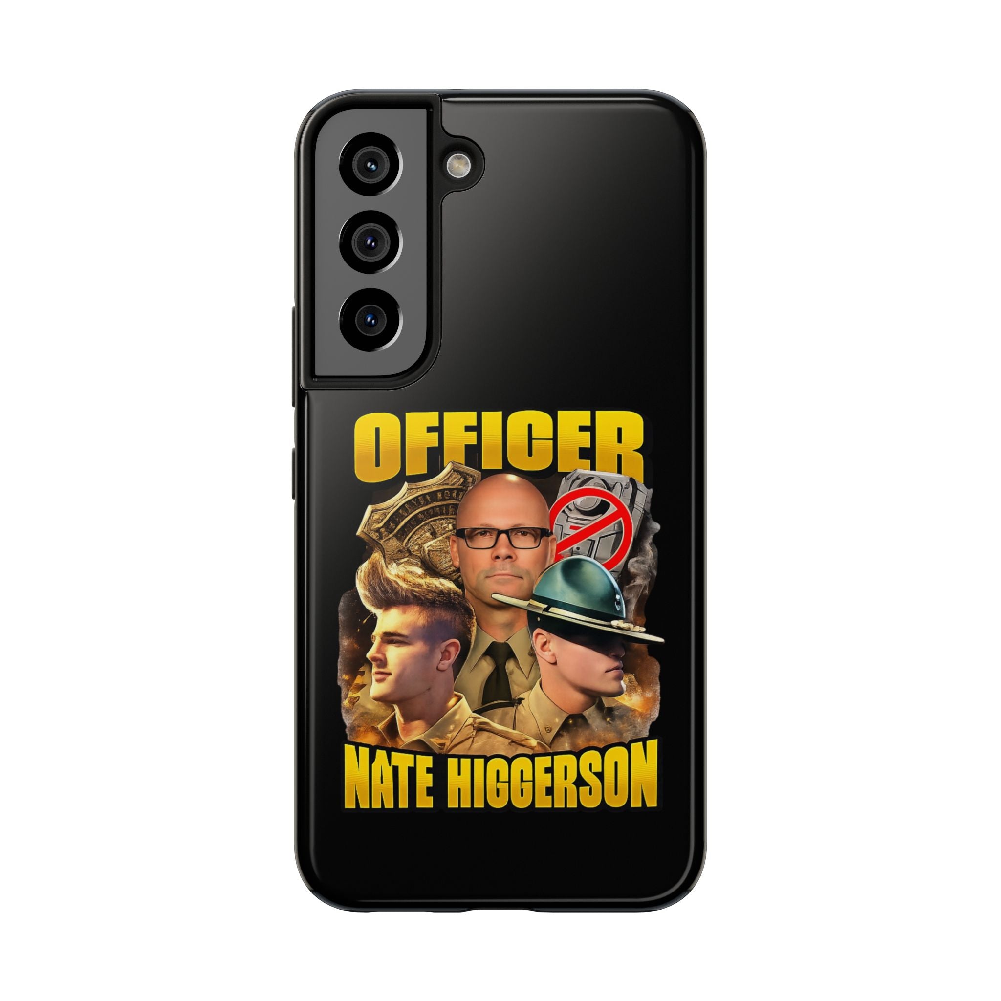 Officer Nate Higgerson Tough Phone Case — Personalized Memorial/Tribute Police Phone Cover