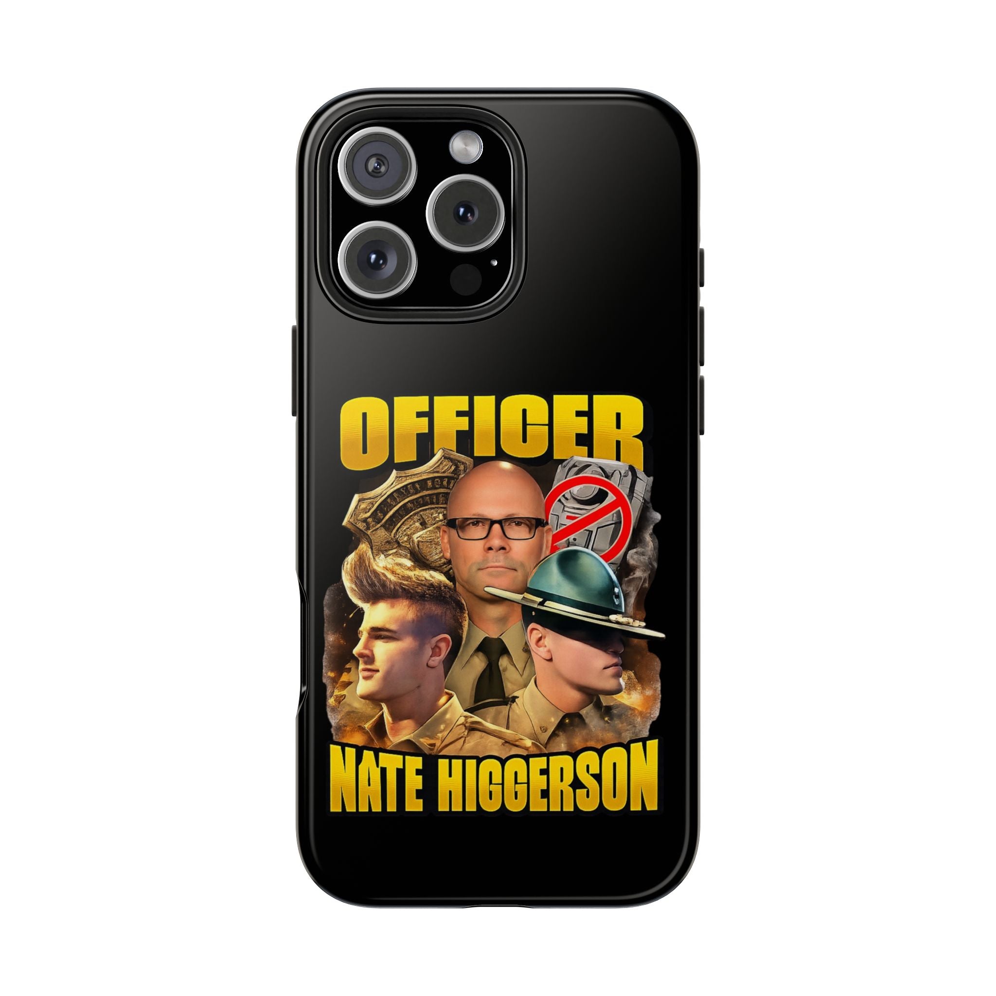 Officer Nate Higgerson Tough Phone Case — Personalized Memorial/Tribute Police Phone Cover