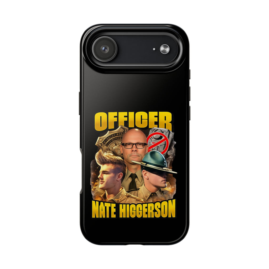 Officer Nate Higgerson Tough Phone Case — Personalized Memorial/Tribute Police Phone Cover