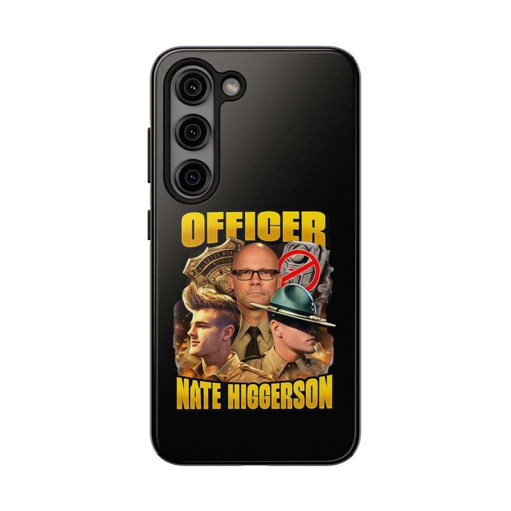 Officer Nate Higgerson Tough Phone Case — Personalized Memorial/Tribute Police Phone Cover