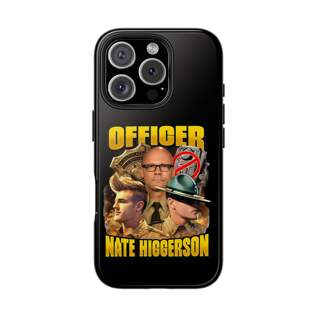 Officer Nate Higgerson Tough Phone Case — Personalized Memorial/Tribute Police Phone Cover