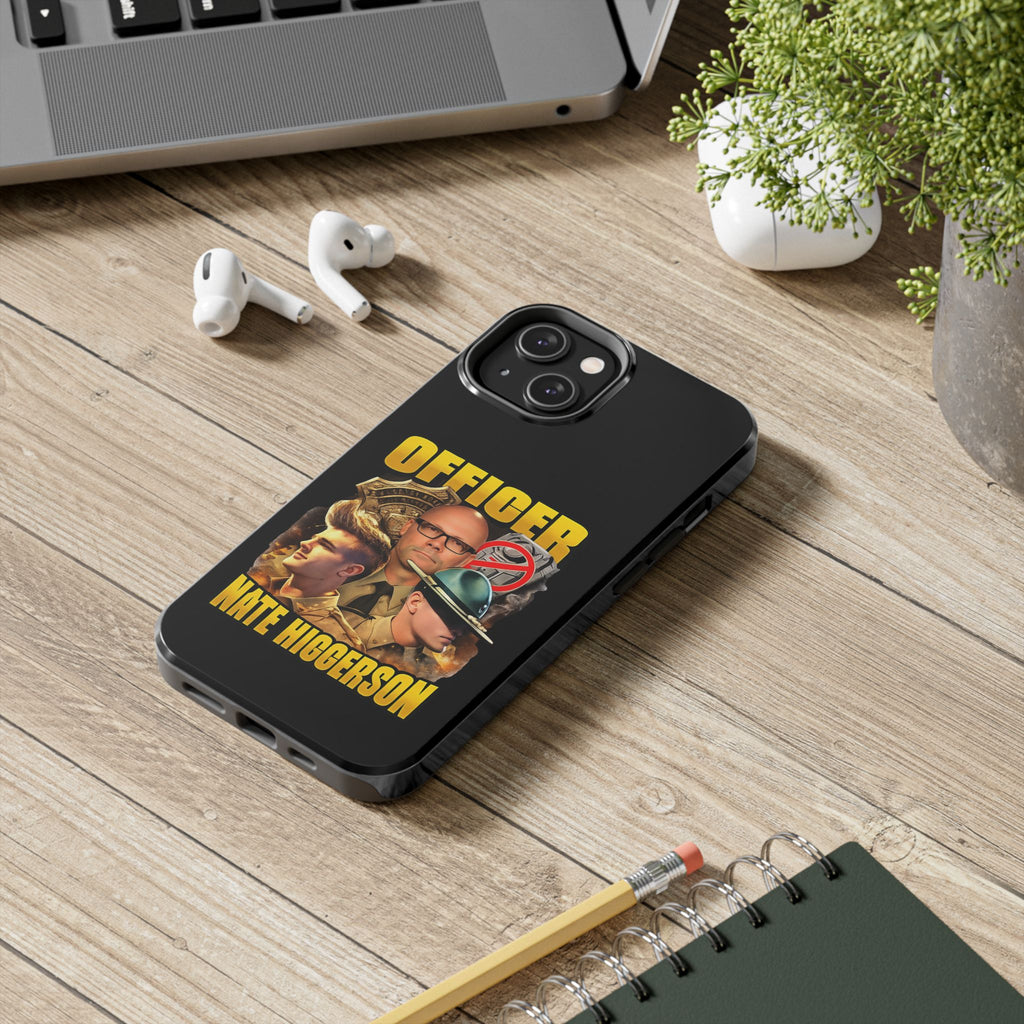 Officer Nate Higgerson Tough Phone Case — Personalized Memorial/Tribute Police Phone Cover