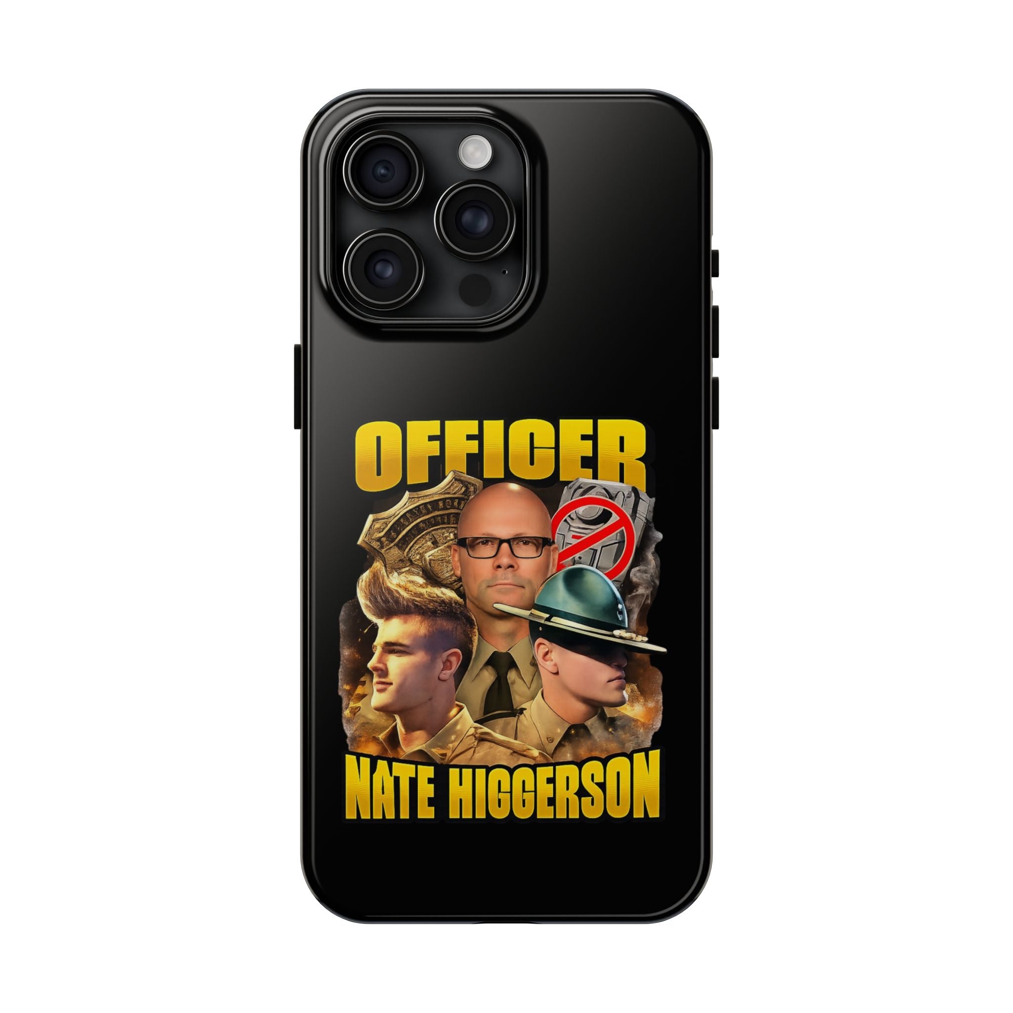 Officer Nate Higgerson Tough Phone Case — Personalized Memorial/Tribute Police Phone Cover
