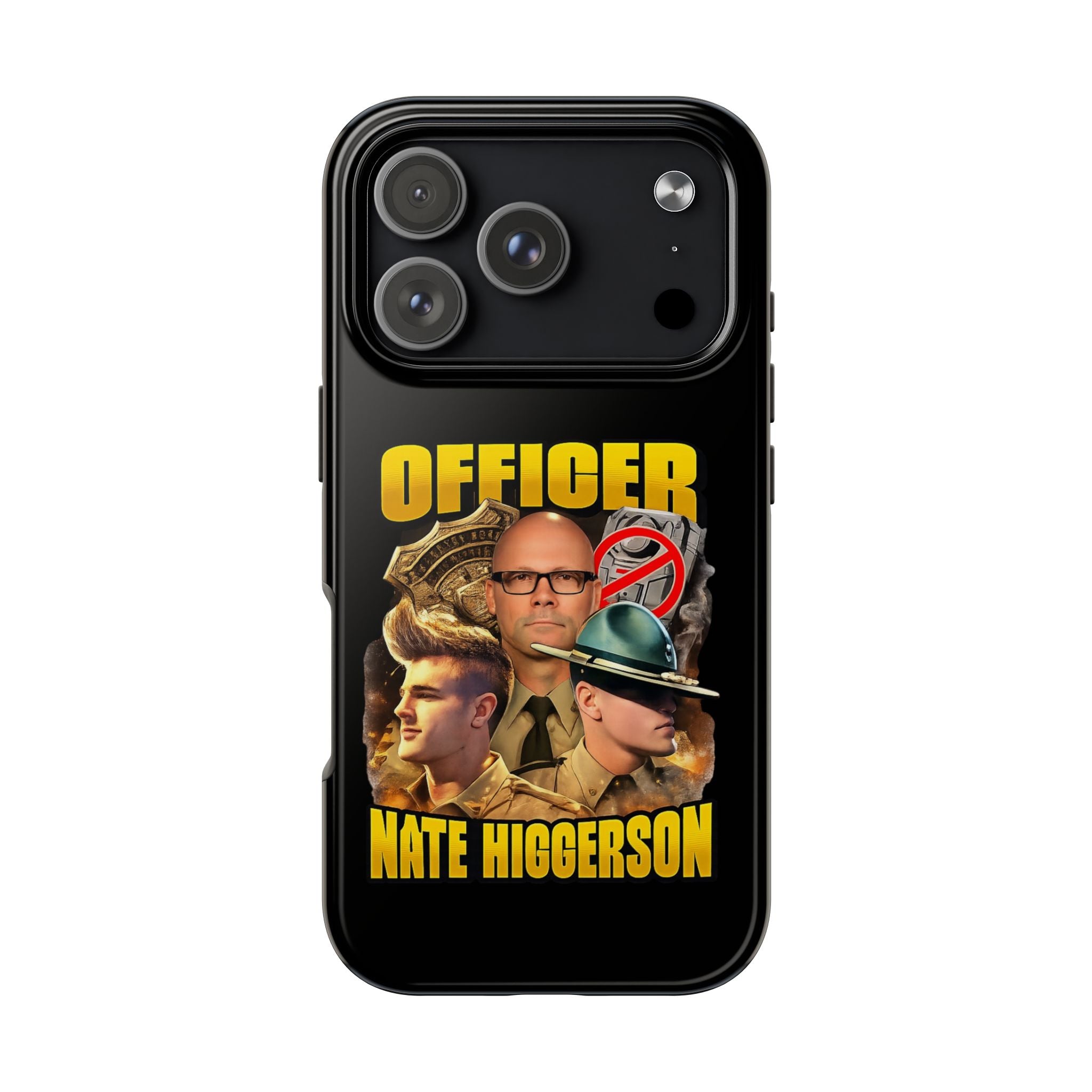 Officer Nate Higgerson Tough Phone Case — Personalized Memorial/Tribute Police Phone Cover