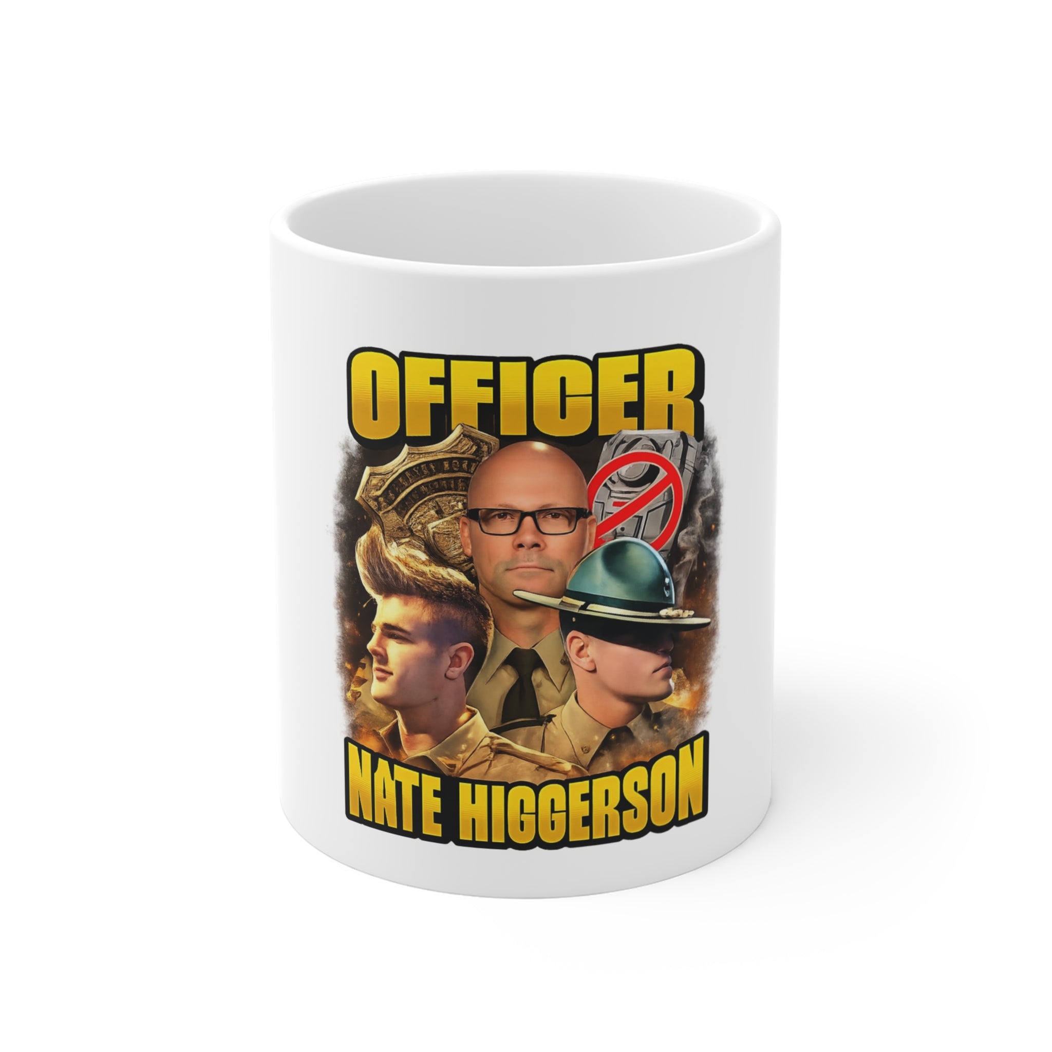 Officer Nate Higgerson Photo Tribute Mug - Personalized Police Gift