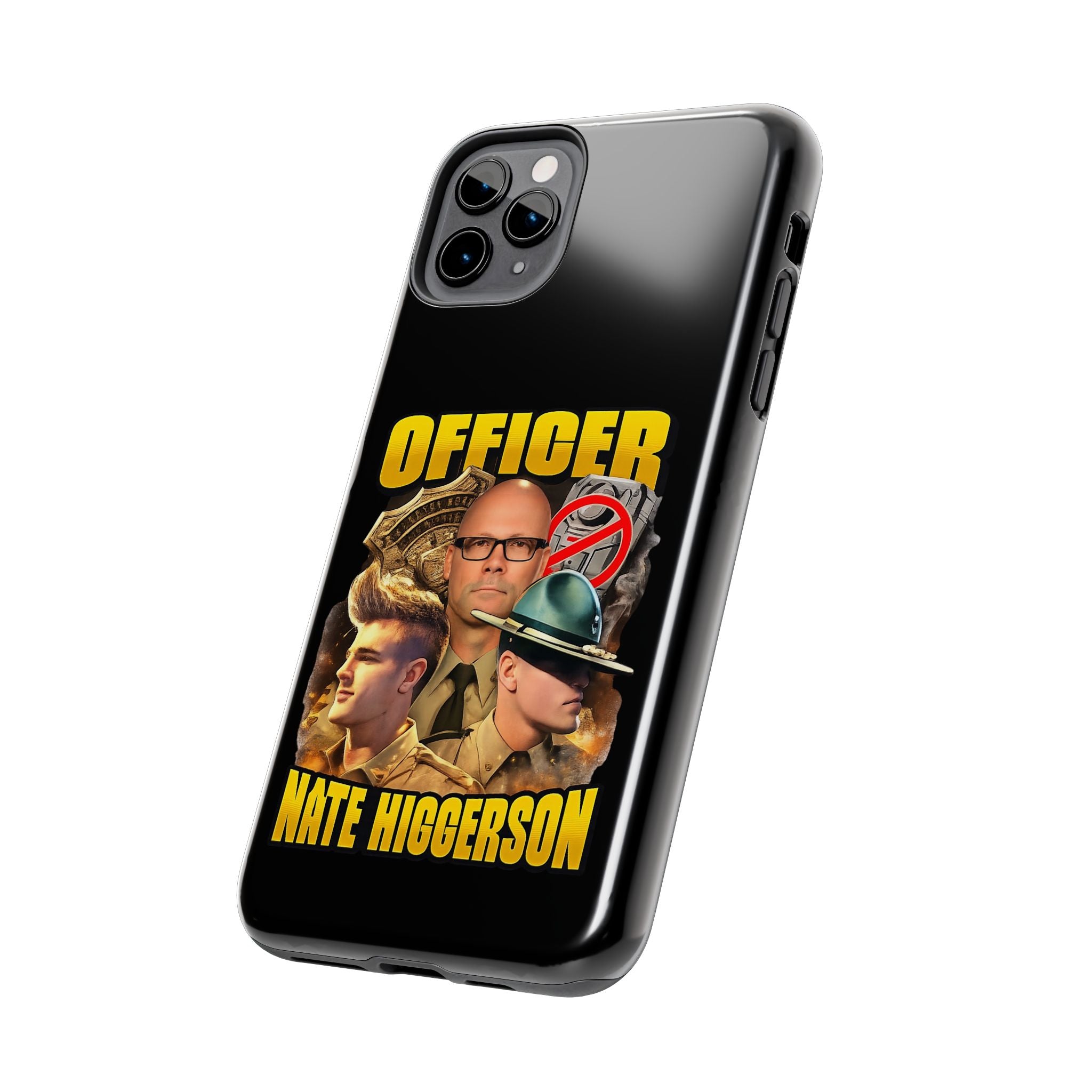 Officer Nate Higgerson Tough Phone Case — Personalized Memorial/Tribute Police Phone Cover