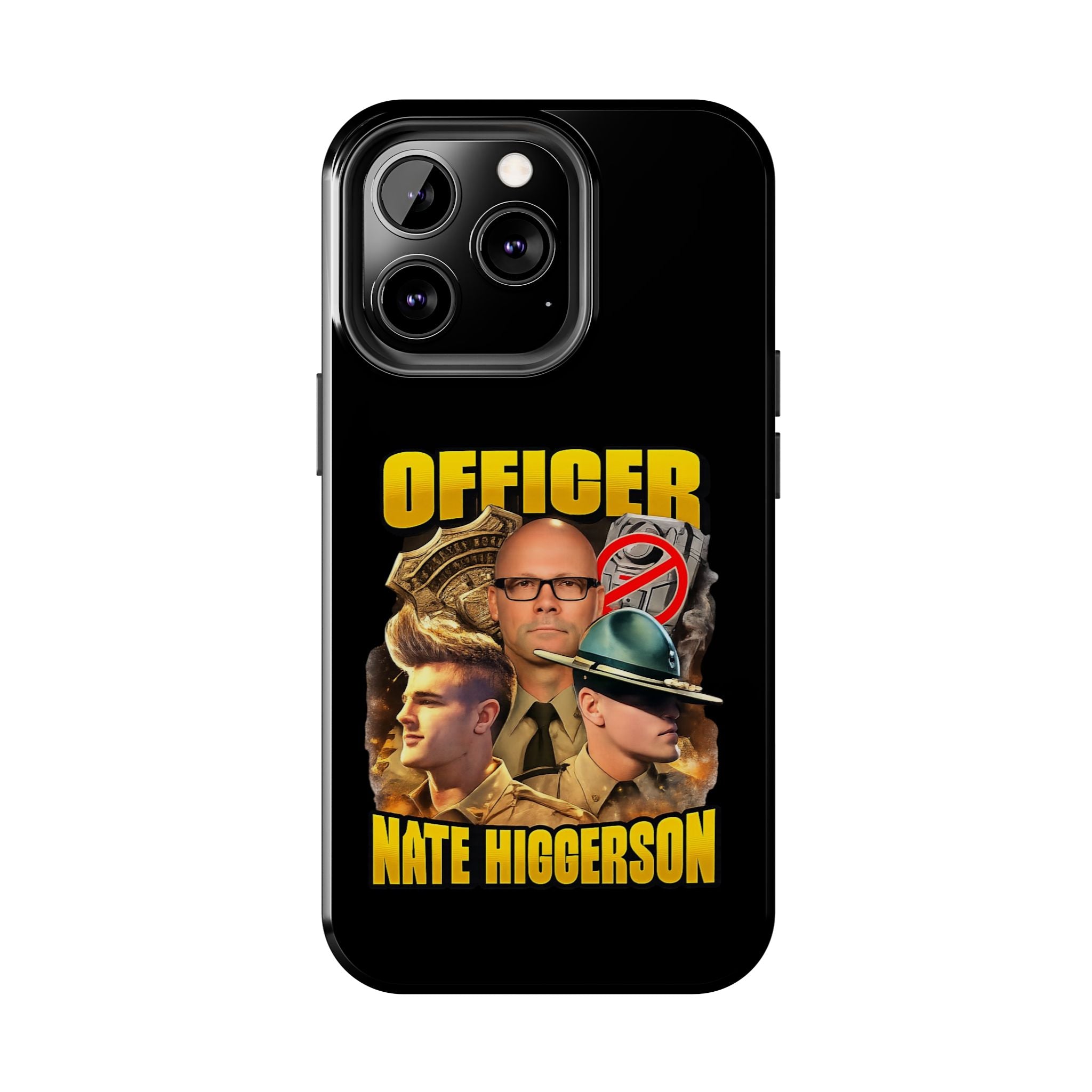 Officer Nate Higgerson Tough Phone Case — Personalized Memorial/Tribute Police Phone Cover