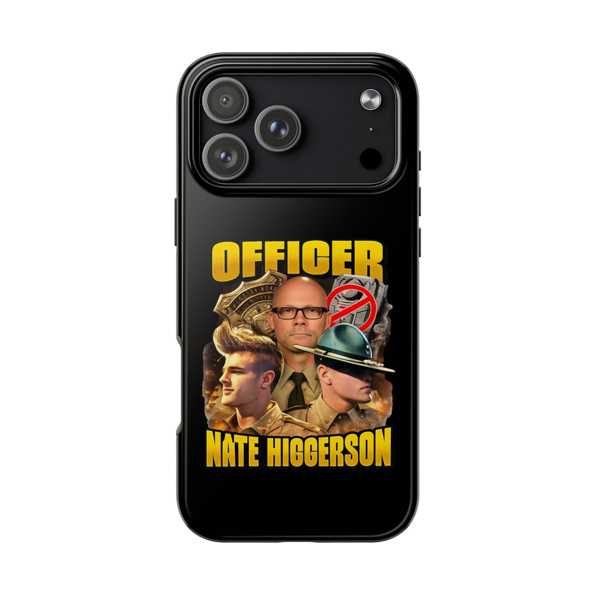 Officer Nate Higgerson Tough Phone Case — Personalized Memorial/Tribute Police Phone Cover
