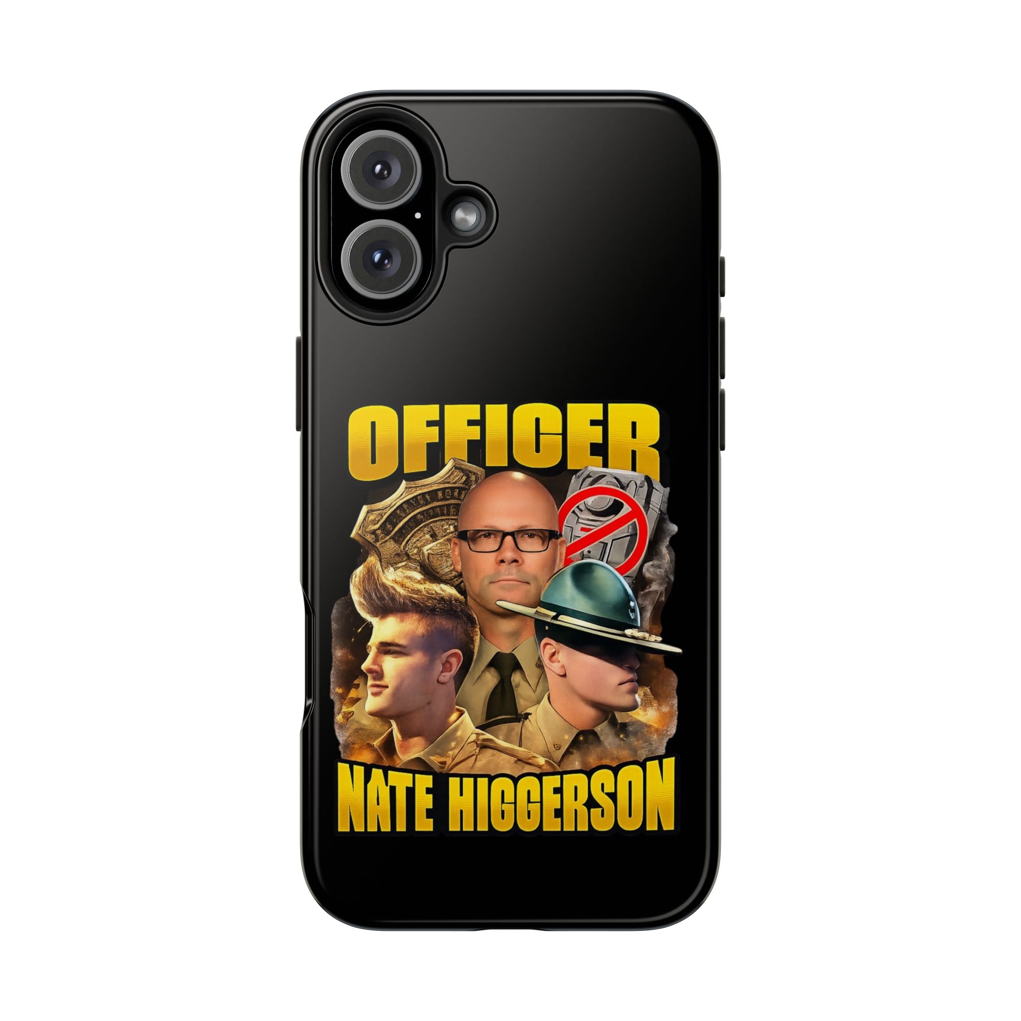 Officer Nate Higgerson Tough Phone Case — Personalized Memorial/Tribute Police Phone Cover