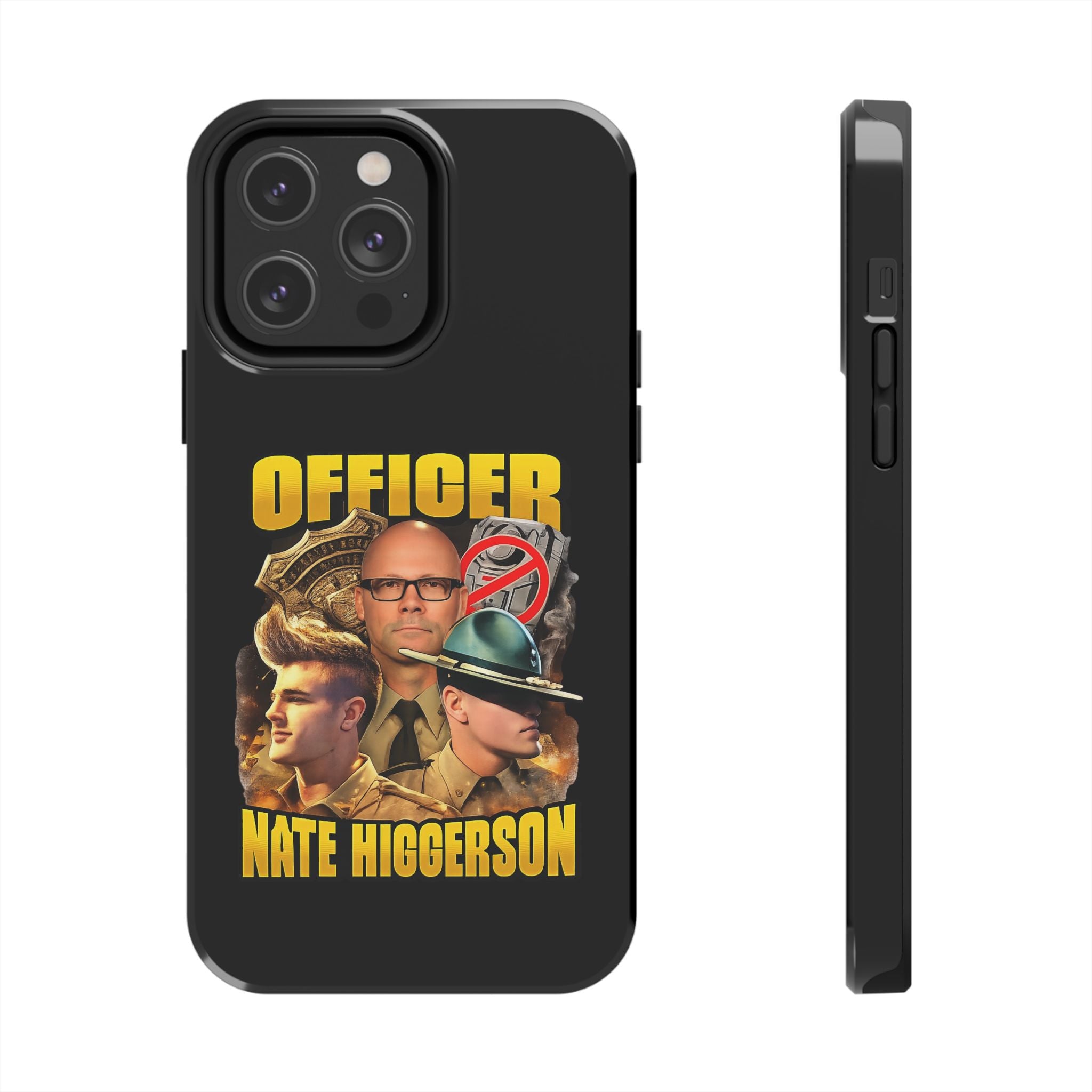 Officer Nate Higgerson Tough Phone Case — Personalized Memorial/Tribute Police Phone Cover