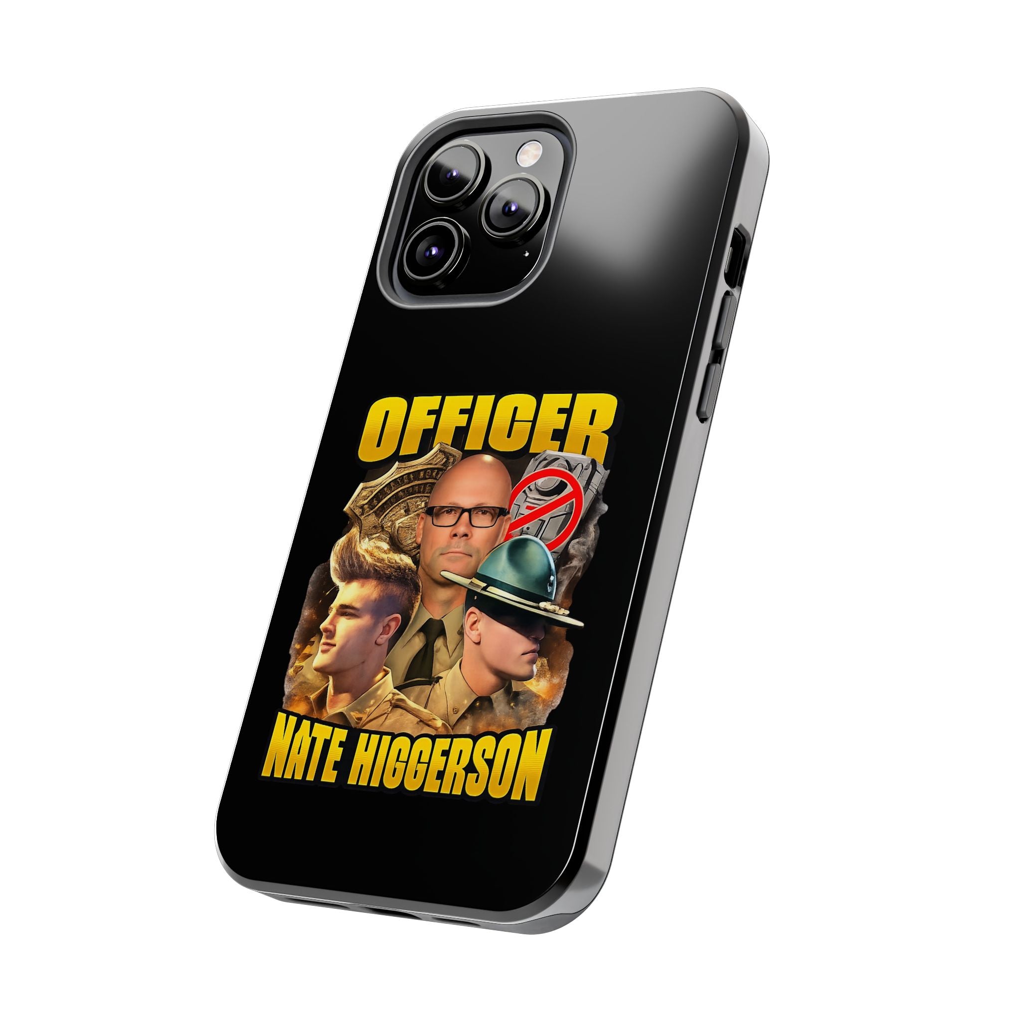 Officer Nate Higgerson Tough Phone Case — Personalized Memorial/Tribute Police Phone Cover