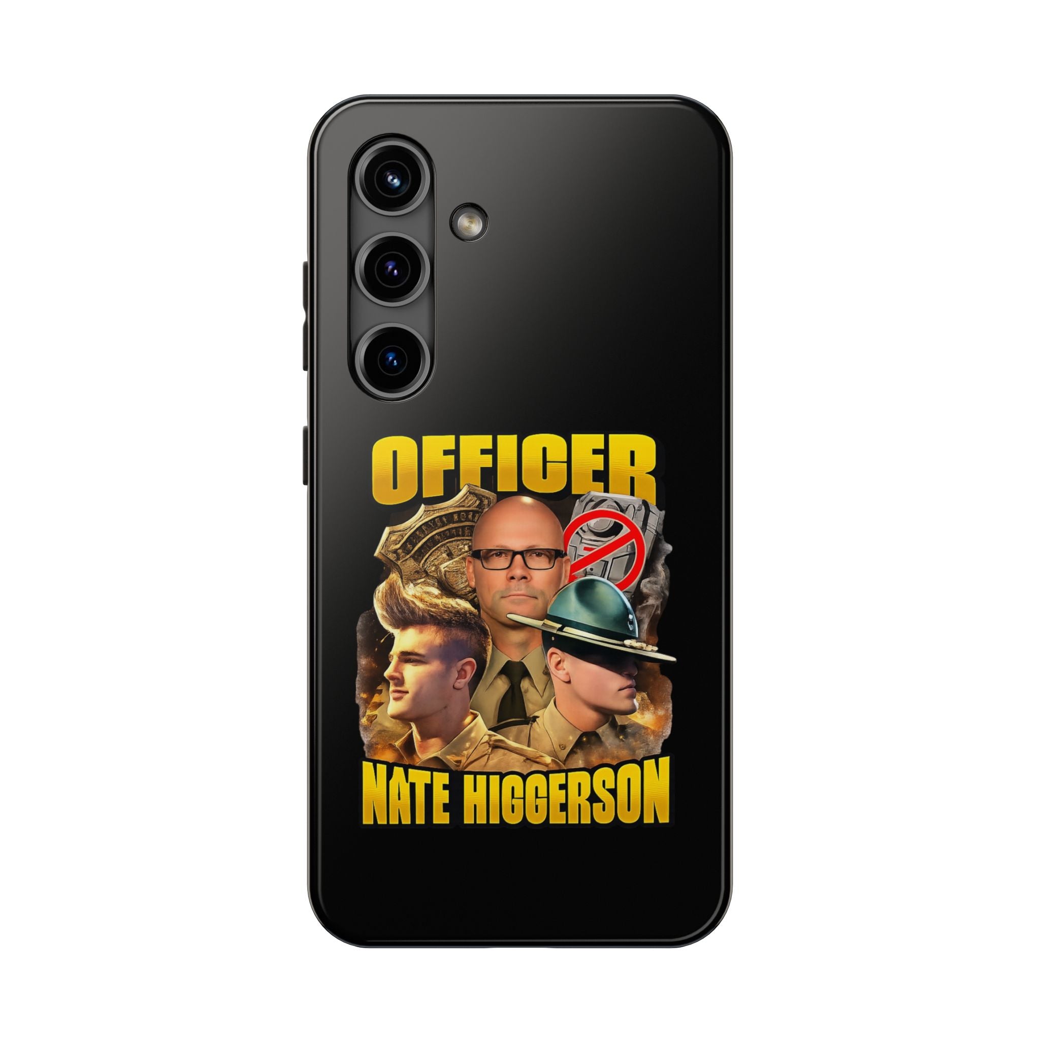 Officer Nate Higgerson Tough Phone Case — Personalized Memorial/Tribute Police Phone Cover
